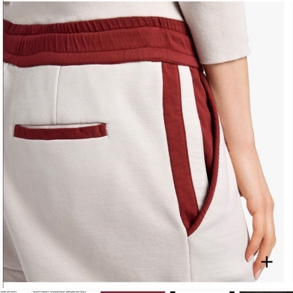 James Perse Contrast Colored Sweat Shorts Size 1 - Picture 4 of 6